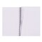 Universal 9.5 in. x 6 in. 3-Subject Medium/College Rule Wirebound Notebook - Black Cover